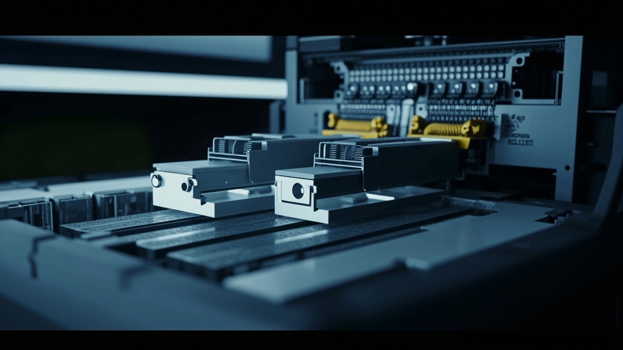 Tarjeta de red con co-packaged optics instalada en switch de data center moderno