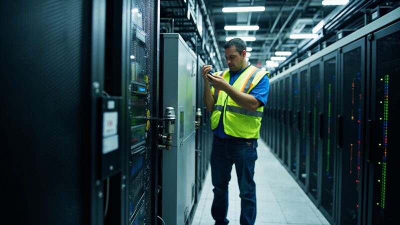 Ilustración: Refrigerante R-454B y baja GWP en data centers: por qué tu próximo cambio de gas NO será R-410A
